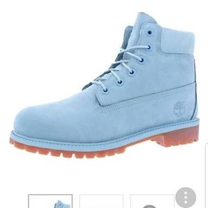 Light Blue Waterproof 6" Timberlands